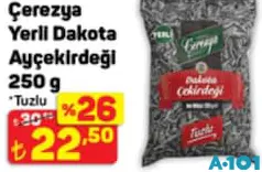 ÇEREZYA YERLİ DAKOTA AYÇEKİRDEĞİ 250 G